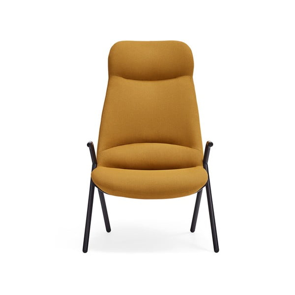 Žluté křeslo Teulat Dins, výška 114 cm-image-2