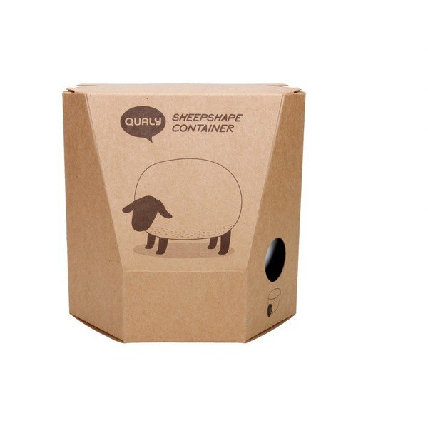 Transparentní víceúčelová dóza ve tvaru ovečky Qualy&CO Sheepshape Container-image-3