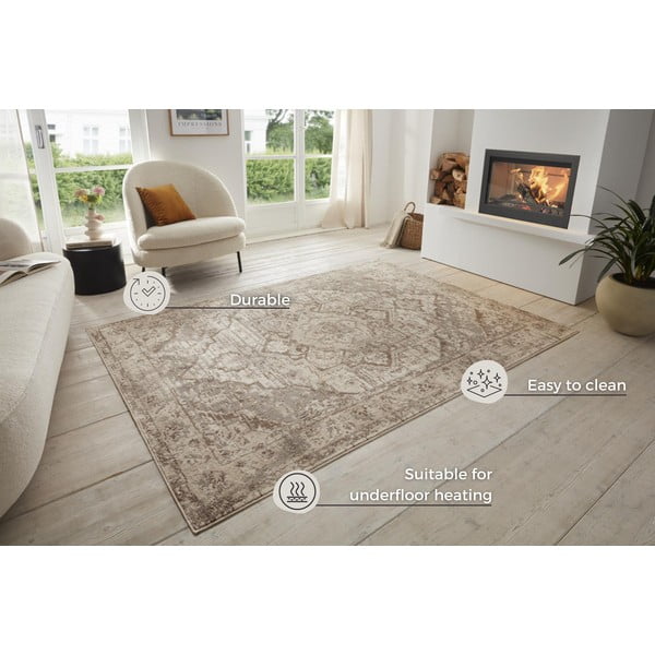 Šedý/béžový koberec 200x280 cm Terrain Designer Sand – Hanse Home-image-4