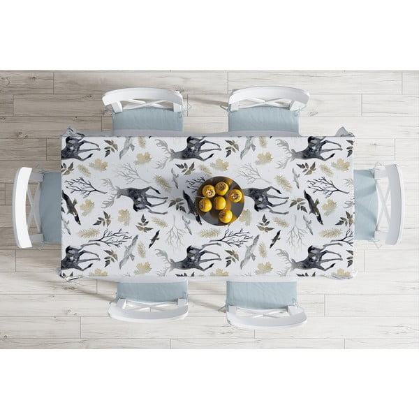 Vánoční ubrus s příměsí bavlny Minimalist Cushion Covers Winter Forest, 140 x 180 cm -image-1