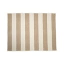 Béžovo-krémová deka s příměsí vlny 140x180 cm Bob Mud Vanilla – Pappelina