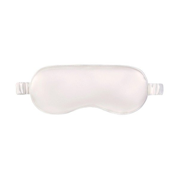 Bílá hedvábná maska na spaní White – slip-image-2