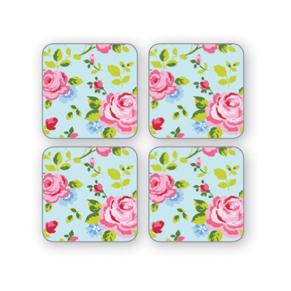 Sada 4 podtácků Cooksmart England Florals