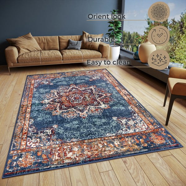 Tmavě modrý koberec 120x170 cm Orient Maderno – Hanse Home-image-4