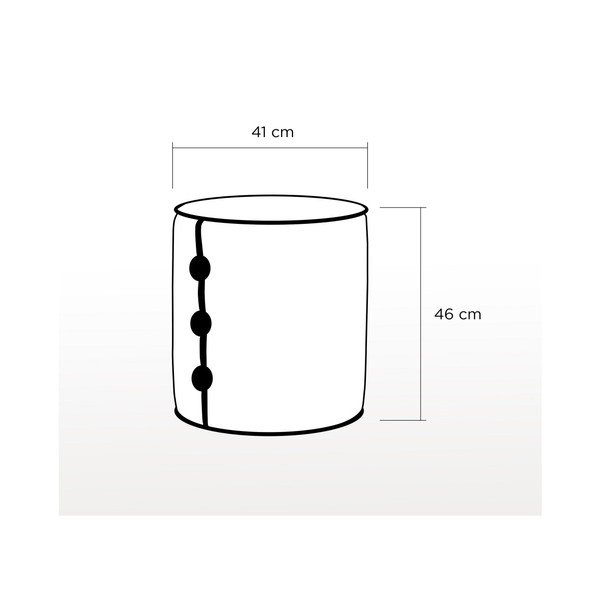Sedací taburet Dombi Sebastien,Mimar ⌀ 41 cm-image-1