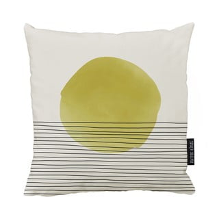 Béžovo-žlutý bavlněný dekorativní polštář Butter Kings Rising, 50 x 50 cm