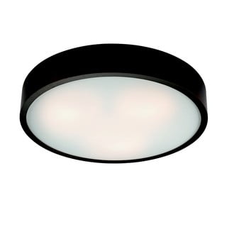 Černé kruhové stropní svítodlo LAMKUR Plafond, ø 47 cm