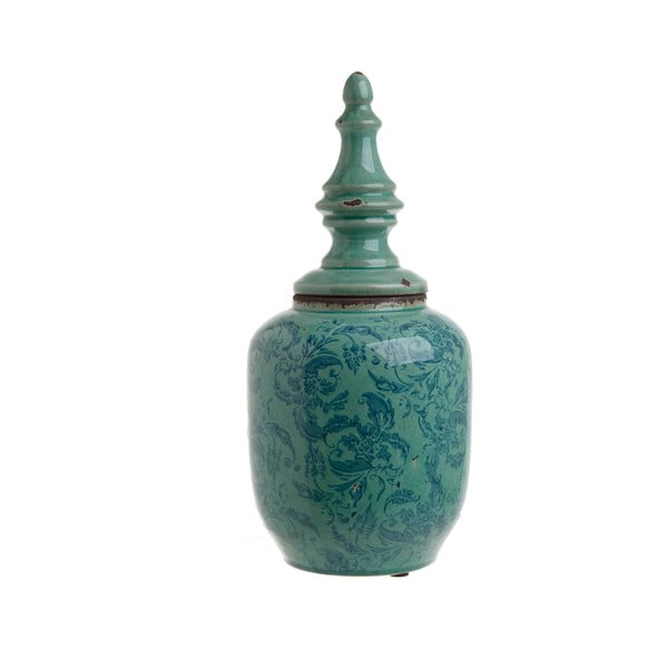 Keramická váza s víčkem InArt Chloe, 18 x 38,5 cm