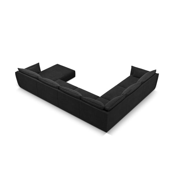 Tmavě šedá rohová pohovka (levý roh) Vanda – Mazzini Sofas-image-3