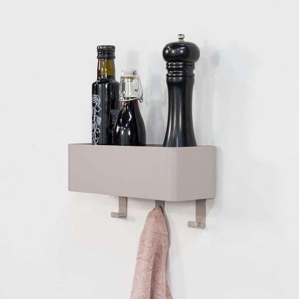Taupe nástěnná ocelová koupelnová polička Multi – Spinder Design-image-3