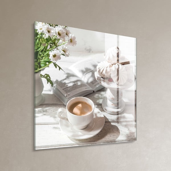 Skleněný obraz 30x30 cm Meringue – Styler-image-2