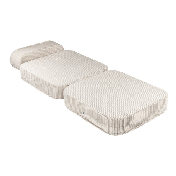 Krémové manšestrové dětské křesílko Flip – Wigiwama-image-2