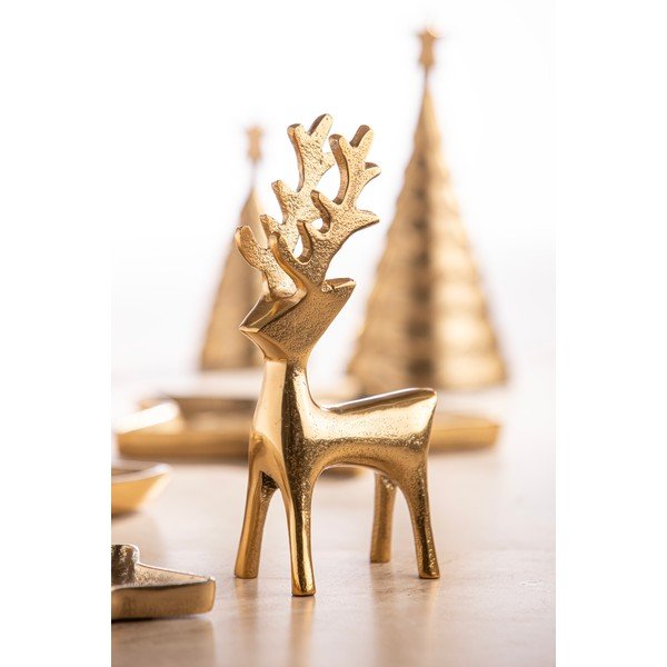 Kovová vánoční figurka (výška 11 cm) Noelle Reindeer – Ladelle-image-2