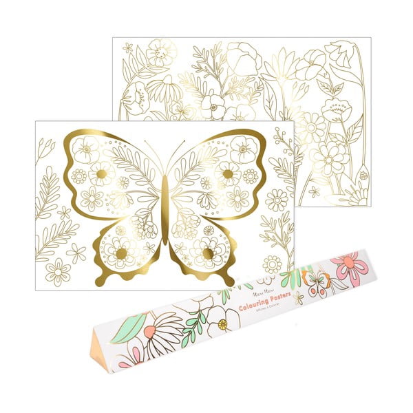 Omalovánky Butterfly – Meri Meri