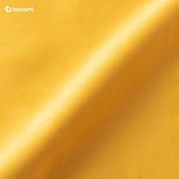 Žluté sametové křeslo Mazzini Sofas Sardaigne-image-1