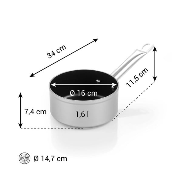 Hliníkový hrnec na indukci 1,3 l GrandChef+ – Tescoma-image-1