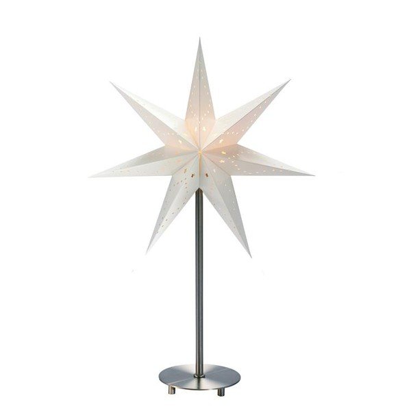 Bílá světelná dekorace Markslöjd Saturnus, výška 52 cm