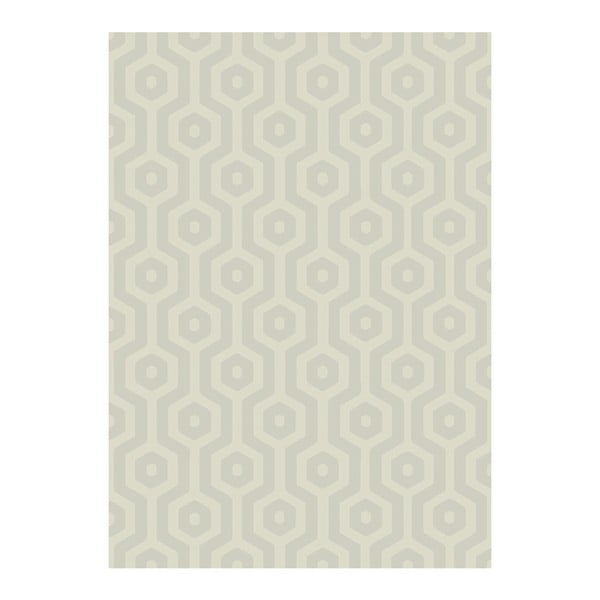 Koberec Asiatic Carpets Echo Geo Taupe, 120x170 cm