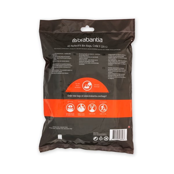 Pytle na odpadky v sadě 40 ks 20 l PerfectFit Y – Brabantia-image-4