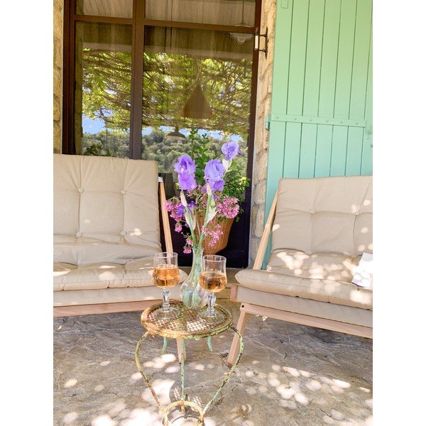 Světle hnědé zahradní křeslo Boogie – Karup Design-image-1