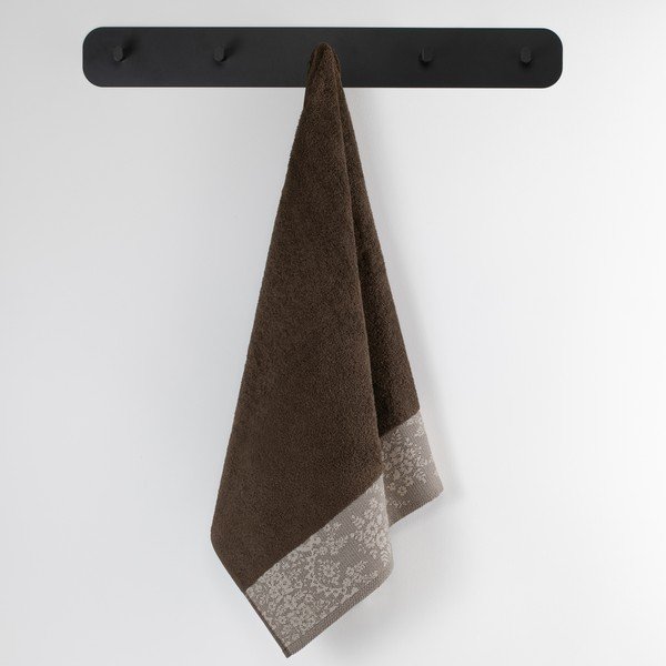 Hnědá froté bavlněná osuška 70x140 cm Crea – AmeliaHome-image-1