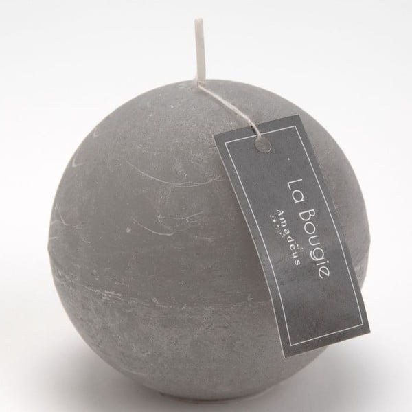 Svíčka Big Sphere Grey