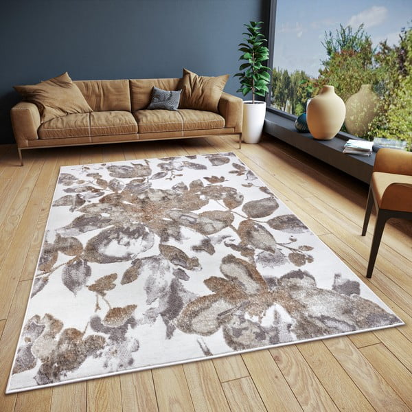 Šedo-hnědý koberec 57x90 cm Shine Floral – Hanse Home-image-1