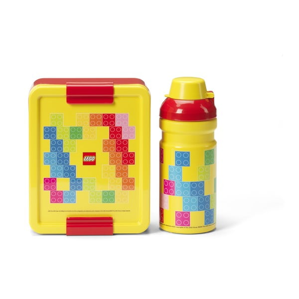 Dětský svačinový box s lahví Brick – LEGO®