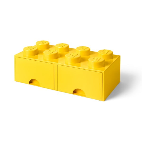 Žlutý úložný box se dvěma šuplíky LEGO®-image-1