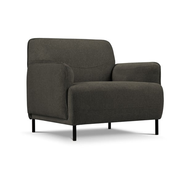 Tmavě šedé křeslo Windsor & Co Sofas Neso