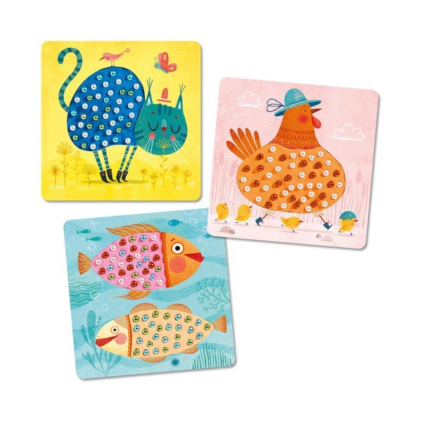 Set pro výrobu mozaik Djeco Pearls