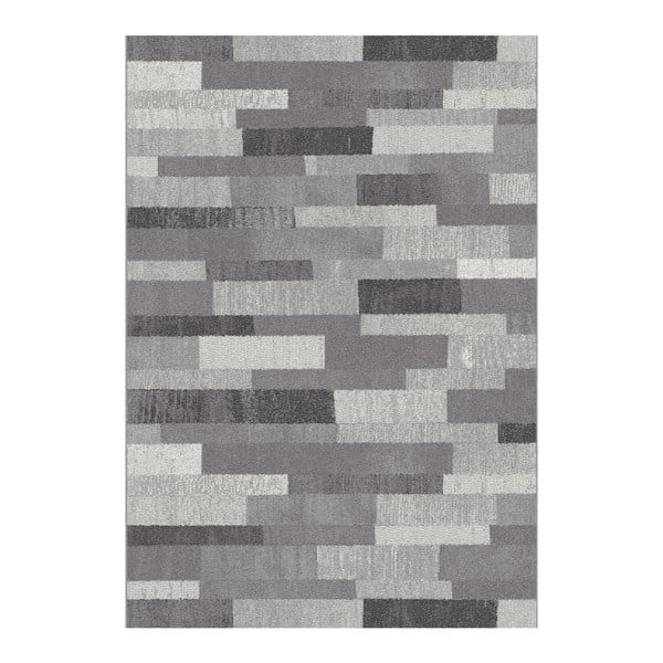 Šedý koberec Universal Adra Grey, 57 x 110 cm
