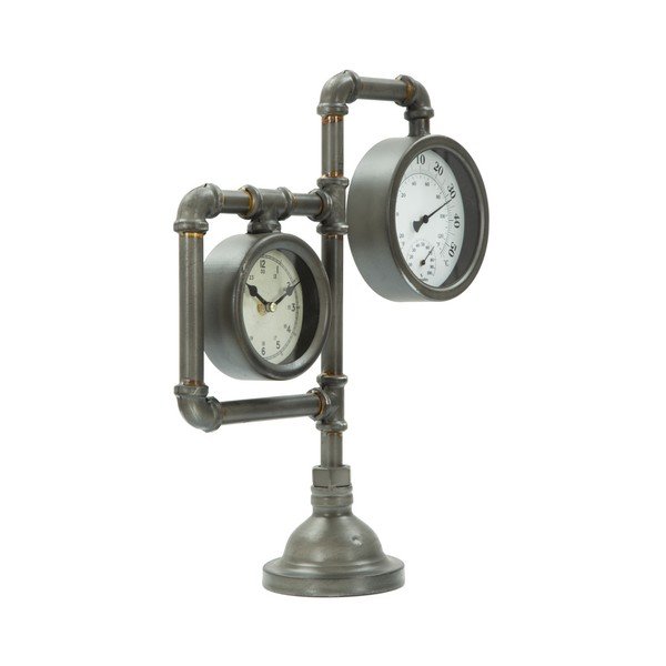 Stolní hodiny Mauro Ferretti Industrial Double-image-1