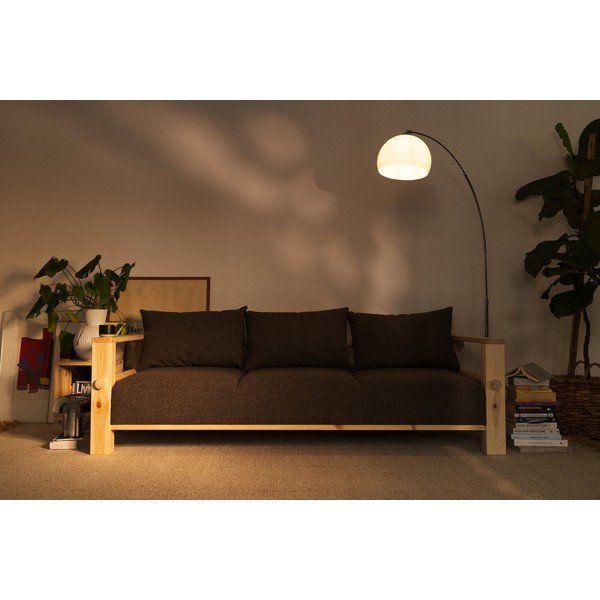 Tmavě šedá pohovka 225 cm Bare – Karup-image-4