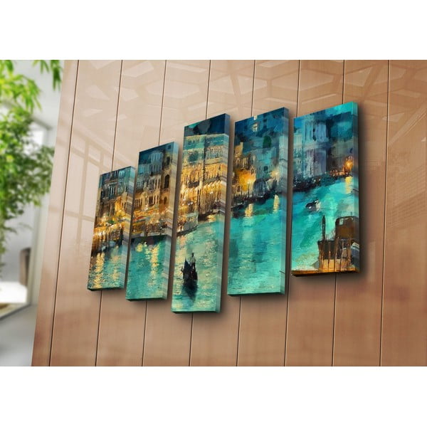 Obrazy v sadě 5 ks Venice – Wallity-image-3