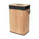 Černý/v přírodní barvě bambusový koš na prádlo 78 l Bamboo – Compactor