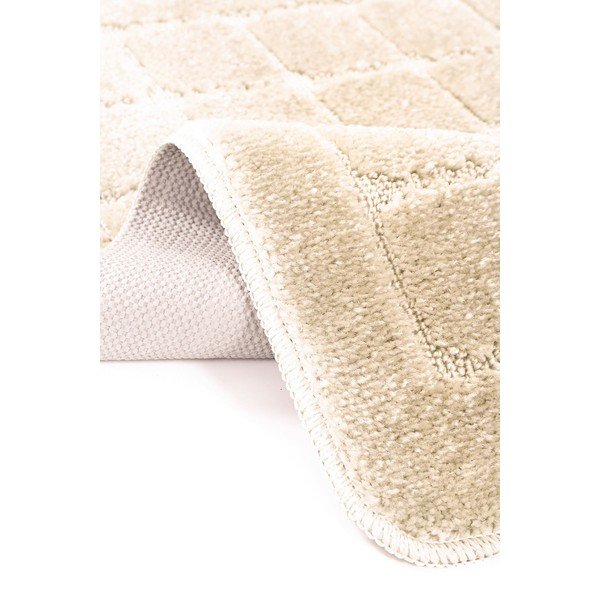 Krémové koupelnové předložky v sadě 2 ks 50x80 cm Kareli – Foutastic-image-3