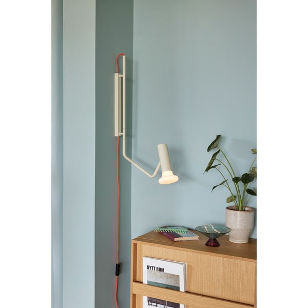 Béžové nástěnné svítidlo Wally – Hübsch-image-1