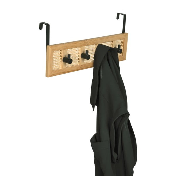 Ratanový věšák na dveře v přírodní barvě 33 cm Allegre – Wenko-image-3