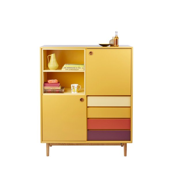 Hořčicově žlutá komoda Tom Tailor Color Box, 114 x 137 cm-image-2