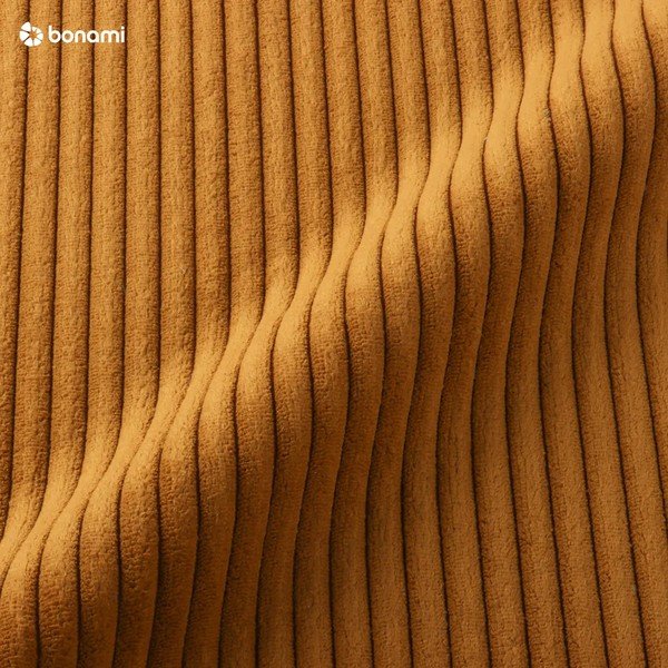 Manšestrová rohová pohovka v hořčicové barvě Voltaire – Bobochic Paris-image-1