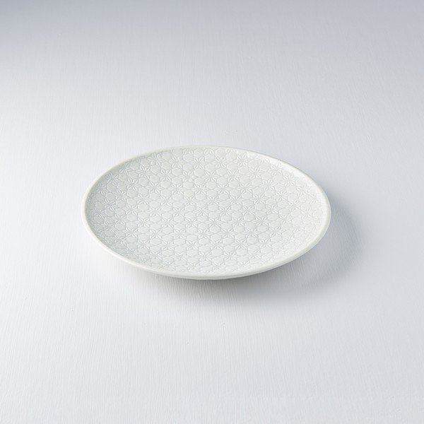 Bílý keramický talíř MIJ Star, ø 20 cm-image-2