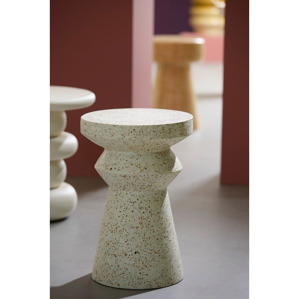 Terrazzo kulatý odkládací stolek ø 32 cm Sella – Light & Living-image-1