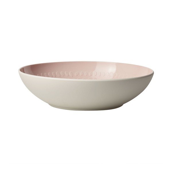 Bílo-růžová porcelánová servírovací miska Villeroy & Boch Blossom, ⌀ 26 cm-image-2