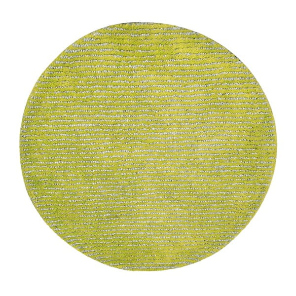 Ručně vyráběný koberec The Rug Republic Modeno Green, ⌀ 70 cm