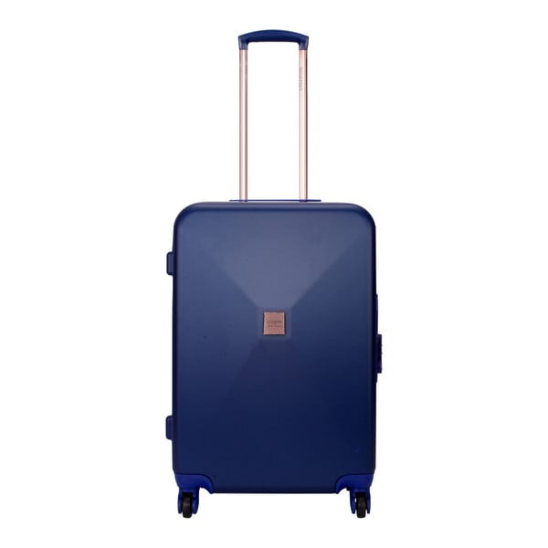 Tmavě modrý cestovní kufr LULU CASTAGNETTE Jacob, 71 l