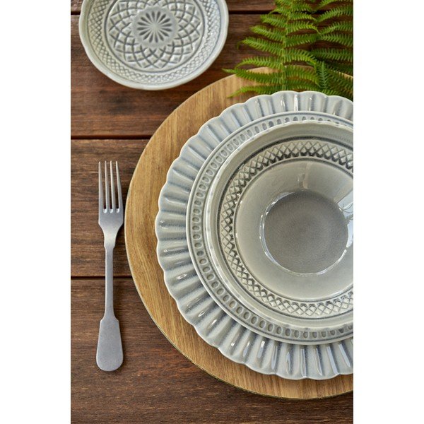 Šedá kameninová miska Costa Nova Cristal, ⌀ 18 cm-image-3