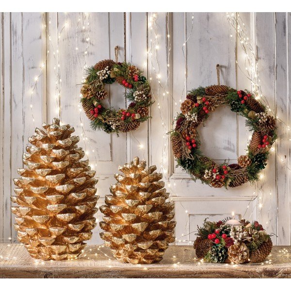 Vánoční věnec ø 36 cm Berry & Pine – Brandani-image-1