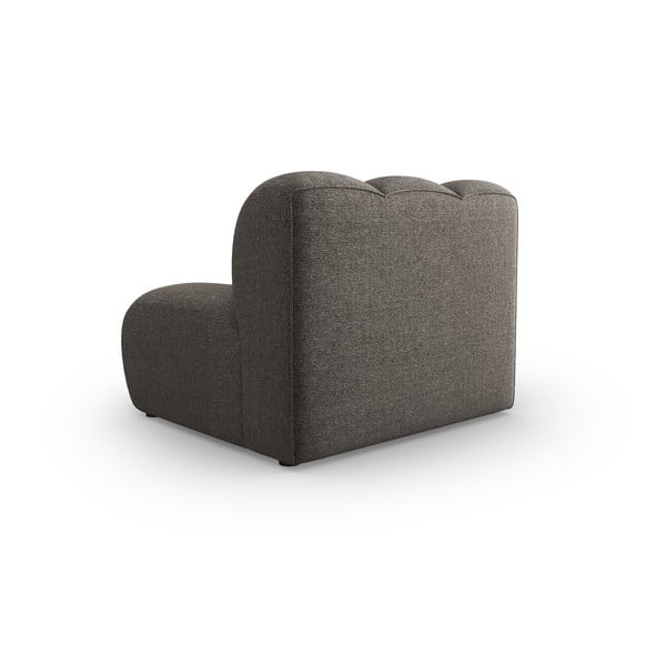 Tmavě šedý modul pohovky (středový díl) Lupine – Micadoni Home-image-3