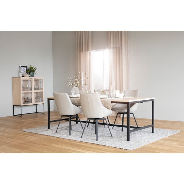 Béžová otočná židle Rowico Alison-image-1